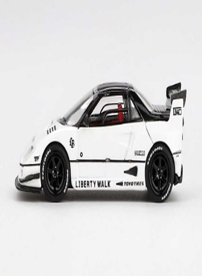 MINI GT 1/64 Mazda AZ-1 Liberty Walk LB40 Tokyo Auto Salon 2024 White (Right Handle) Finished Product MGT00953 - Image 3